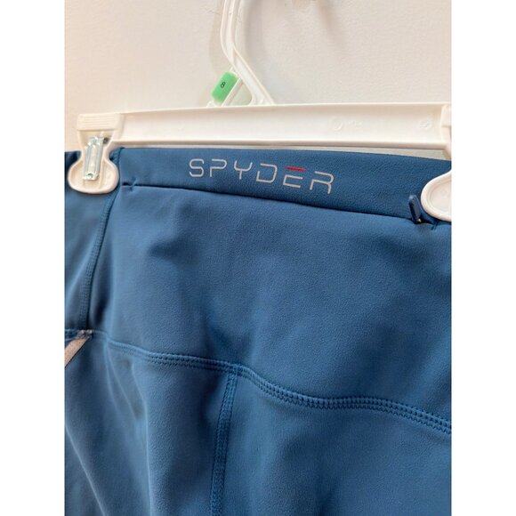 Spyder Active Blue High-Waisted Womens Leggings Size S - Picture 3 of 4
